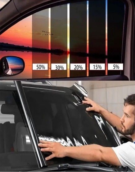 Durable Car Dyed Tinting Application Dubai