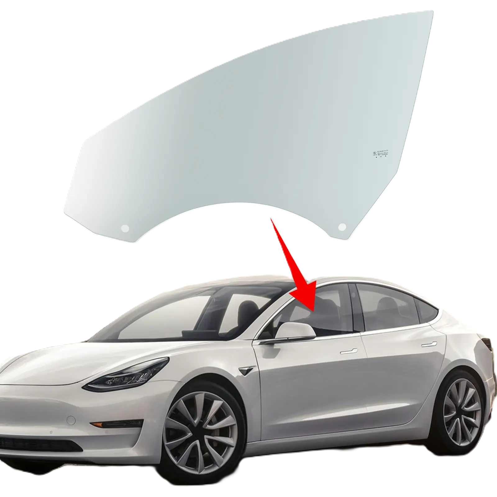 Front Passenger Side Window Glass Repair UAE
