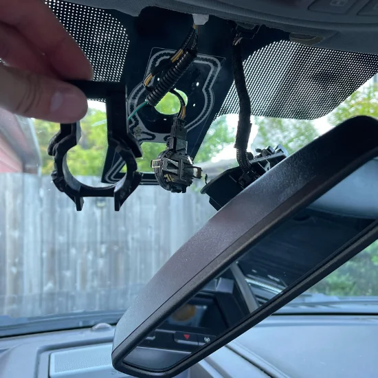 Rearview Mirror Reattachment